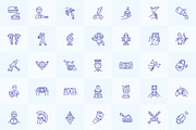 Gaming Icons Collection, an Outline Icon by Prosymbols (Thumbnail 6 of 7)