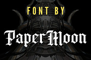 IronCrest - A Blackletter Font, a Blackletter Font by PaperMoon (Thumbnail 2 of 4)