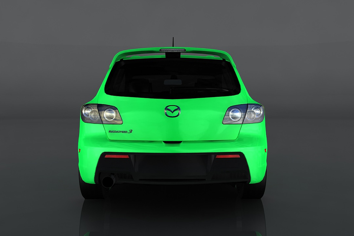 2009 Mazda 3, a Cars & Vehicle 3D Model by valtriiu (Photo 6 of 12)