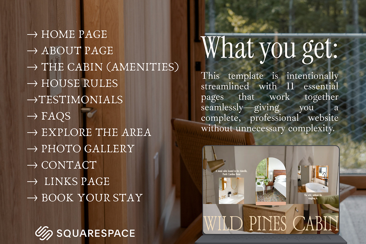 Airbnb Squarespace Website Template, a Squarespace Template by Solana Creative Co. (Photo 10 of 11)