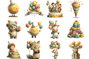 Whimsical Kids Birthday Celebration, an Illustration by Designking (Thumbnail 2 of 5)