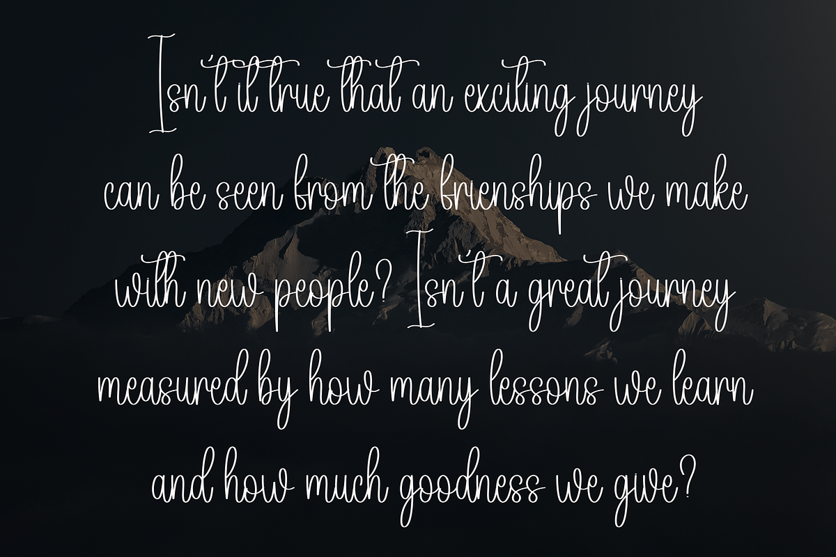 Nightday | Script Font, a Handwritten Font by Scratchones (Photo 6 of 8)