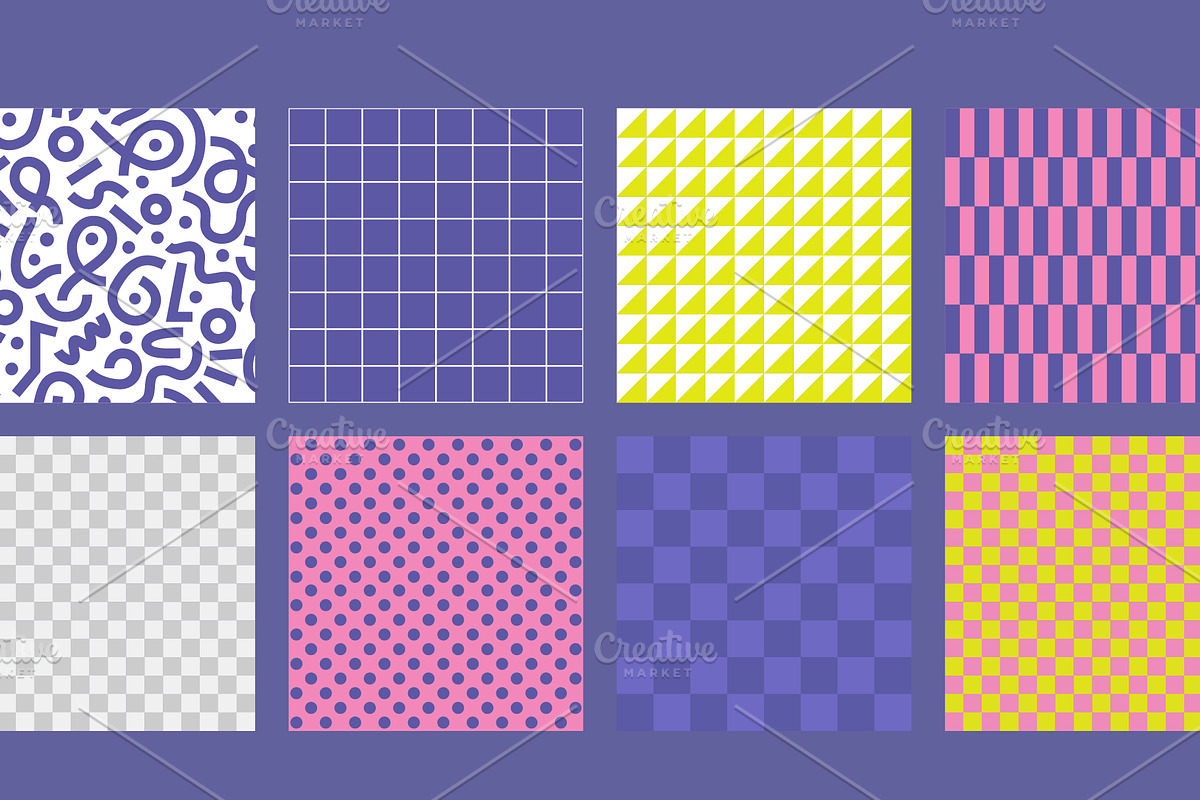 Geometric Seamless Patterns, a Pattern Graphic by Playground (Photo 4 of 5)