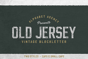 OLD JERSEY FONT DUO