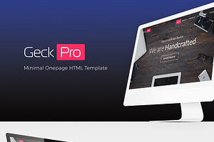 GeckPro: Multi-purose Bootstrap HTML