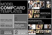 Model Comp Card Kit, a Flyer Template by Nate Bartlett Design (Thumbnail 1 of 4)