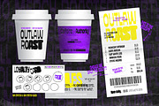 Stretch & Bleed - Brutalist Font, a Sans Serif Font by Aiyari (Thumbnail 9 of 13)