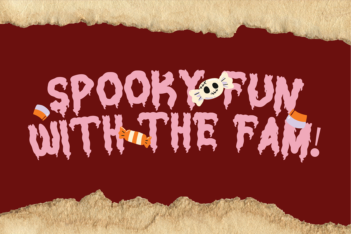 Horror Boat | Halloween Font, a Handwritten Font by Berdansabersama (Photo 6 of 8)
