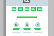 Modern Website Wireframe Template, a Wireframe Template by MightyDesign (Thumbnail 5 of 9)