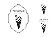 Ice cream logo designs for a bakery, a Food Illustration by okskukuruza (Thumbnail 1 of 3)