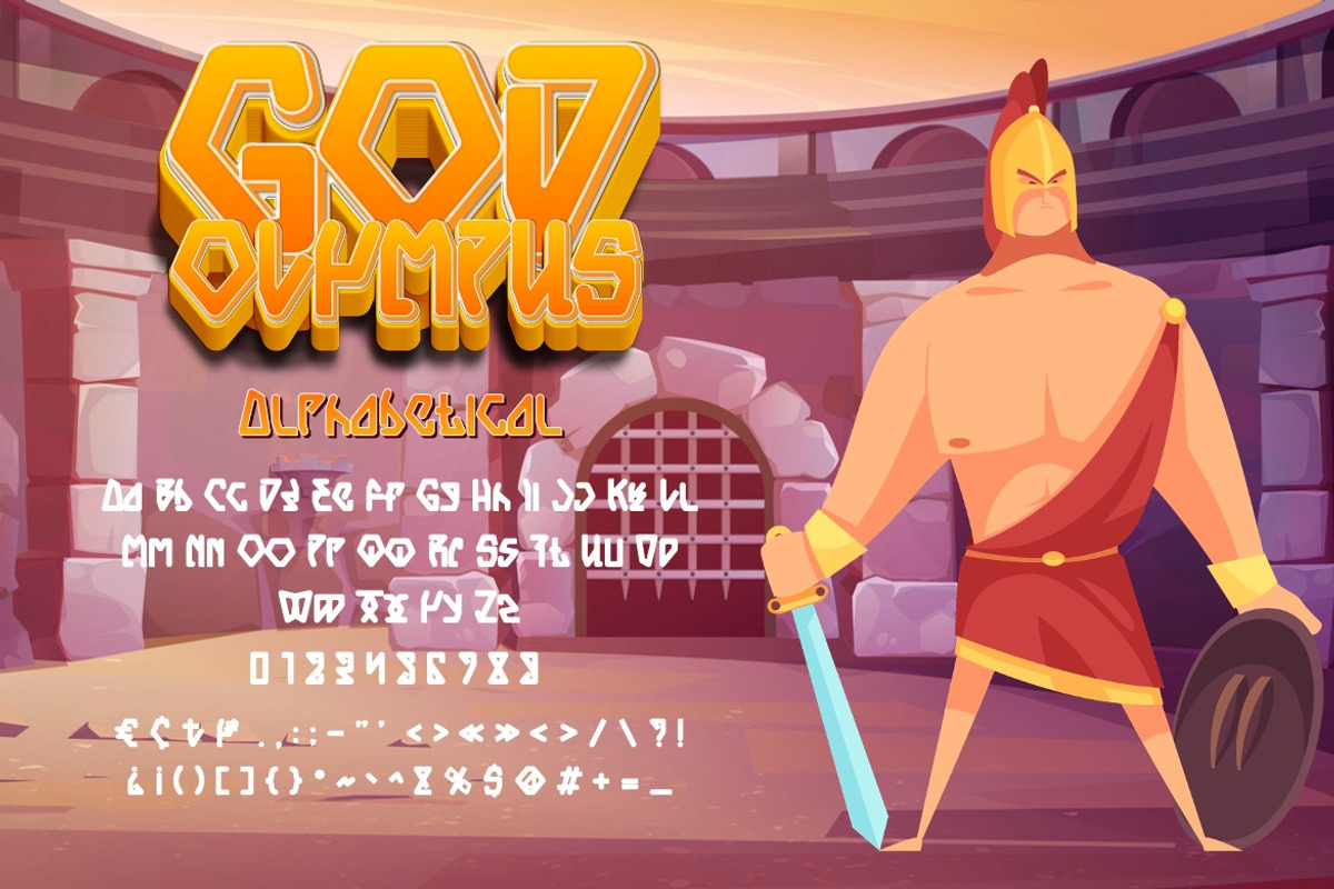 Asgard Grexco - Historical Gaming, a Handwritten Font by Dhabee (Photo 4 of 15)