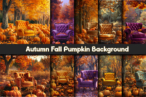 Autumn Fall Pumpkin Background