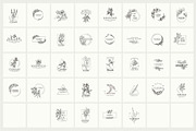 76 Floral premade logos, a Branding & Logo Template by Merfin (Thumbnail 9 of 10)