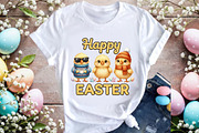 Whimsical Happy Easter PNG, an Illustration by DreamArtGraphic (Thumbnail 2 of 4)