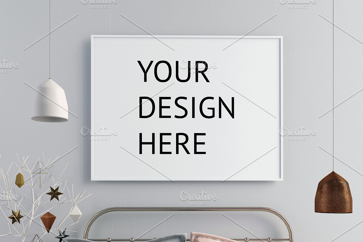 15 bedroom poster mock up, a Household Mockup by ChromiumHeart (Photo 2 of 17)