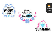Mother’s Day Vector Stickers Bundle, an Object Graphic by Peacock_design (Thumbnail 7 of 8)