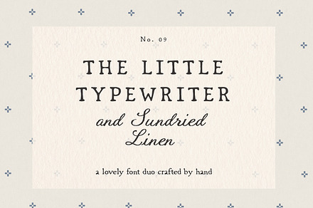 Handmade Typewriter & Rustic Script, a Handwritten Font by Laras Wonderland
