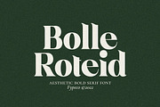 Bolle Roteid - Aesthetic Bold Serif, a Serif Font by Fype Co. (Thumbnail 1 of 5)