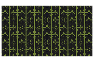 Repeating Motif with Birds and Heart, a Decorative Illustration by Creative Backgrounds