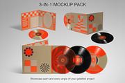 Gatefold Vinyl Mockup Pack, a Packaging Mockup by Glue Lab (Thumbnail 5 of 8)