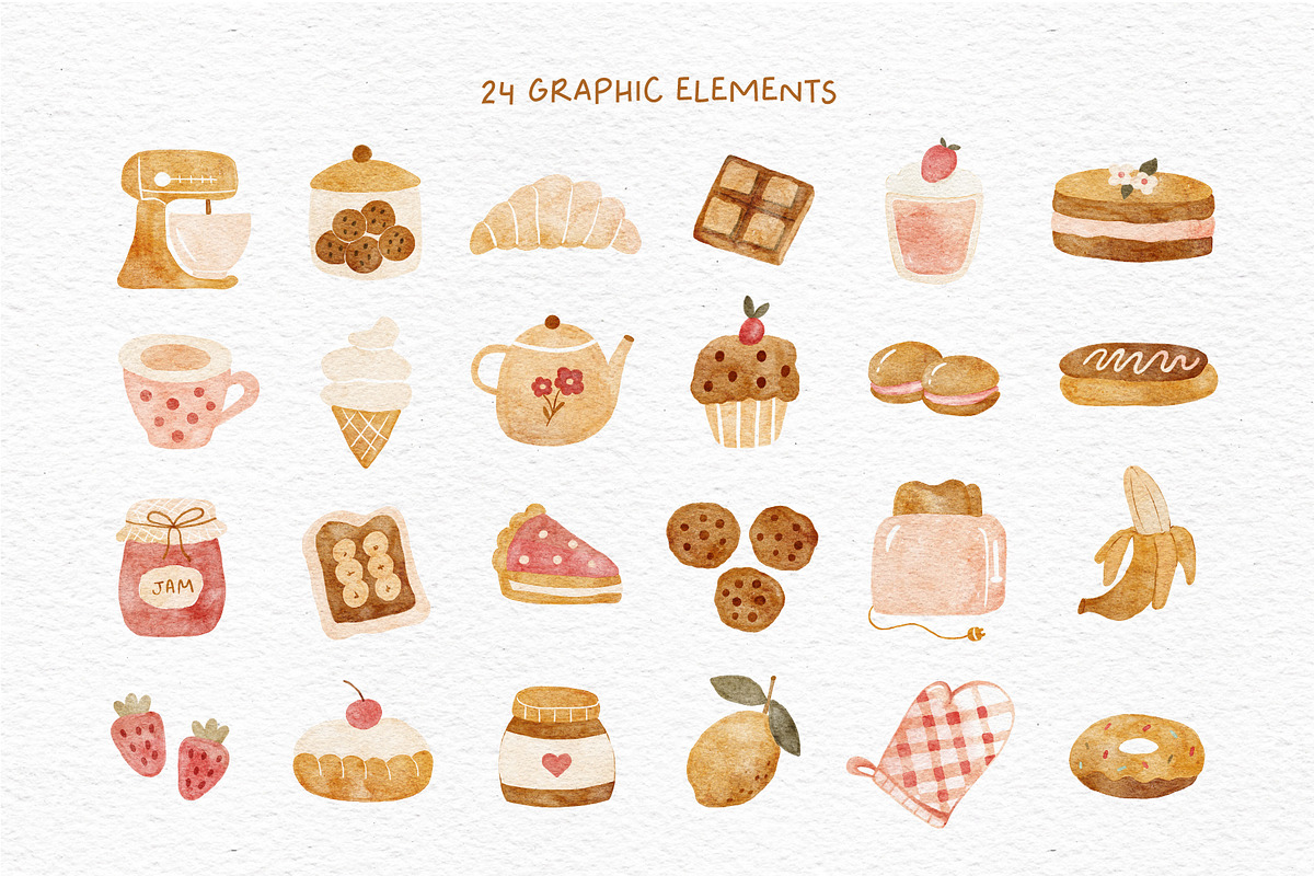 Chocolate cupcake | Handwritten font, a Handwritten Font by JuliaVolkova (Photo 5 of 8)