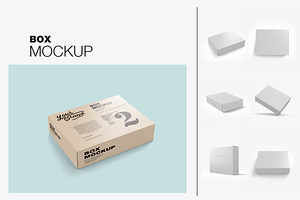 Delivery Box Mockup