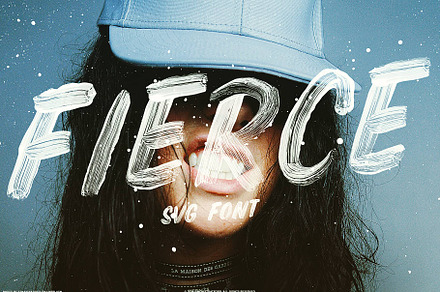 Display font Fierce, a Blackletter Font by Itsmesimon