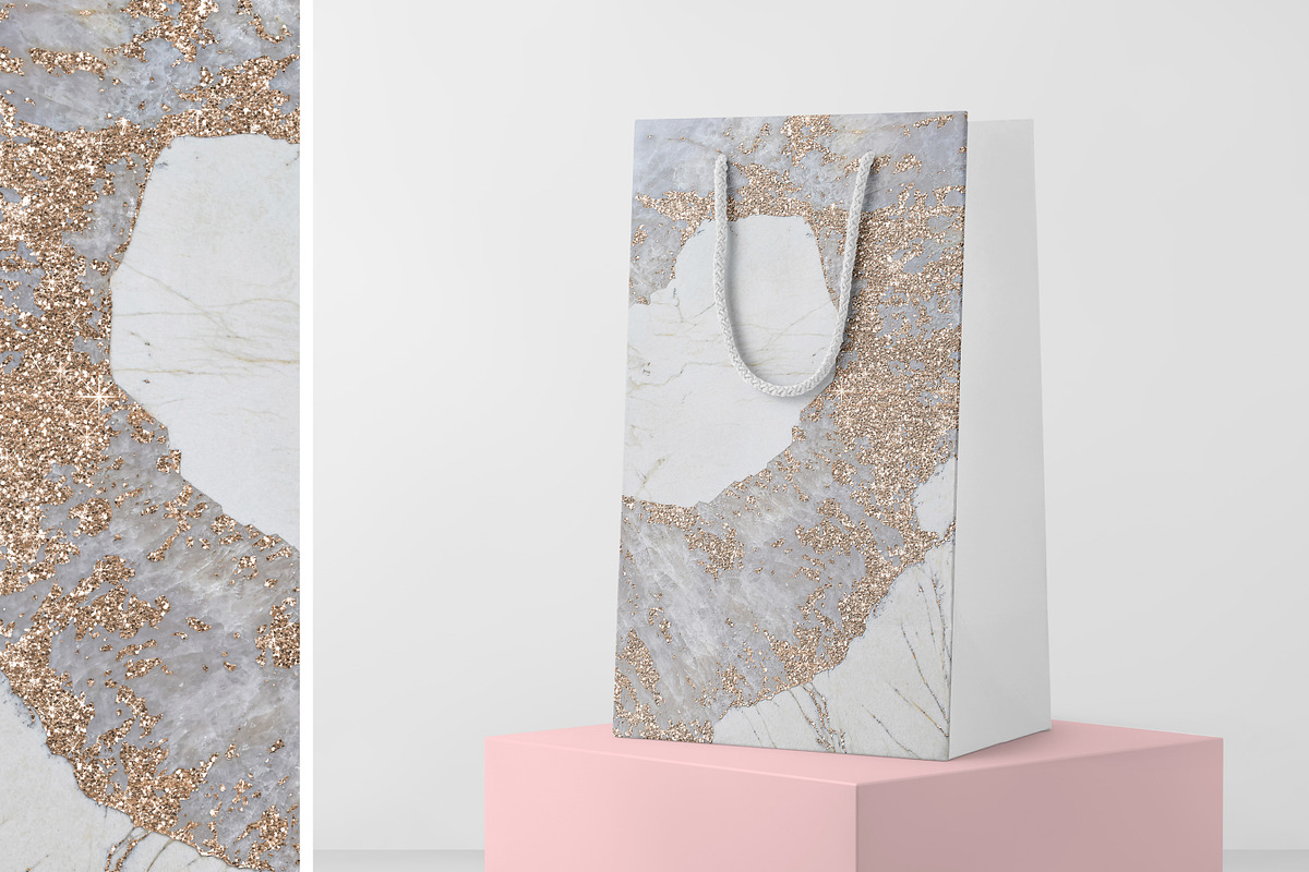 Adorable Glitter x Marble Textures, a Texture Graphic by U + Me Studio (Photo 2 of 8)
