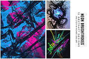 Neon Brushtrokes, a Decorative Illustration by Digital Art Creations (Thumbnail 1 of 7)