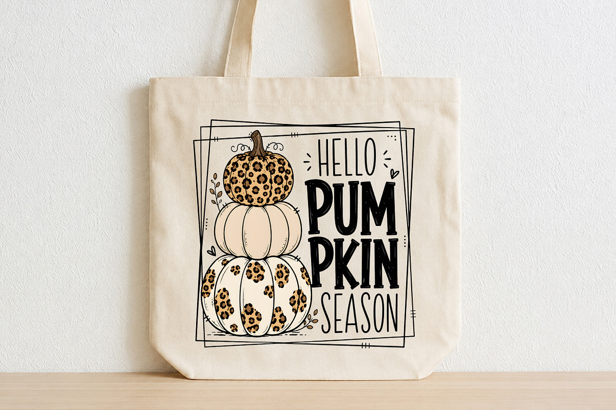 Leopard Pumpkin Stack png,, a Seasonal Illustration by Libby Wishes (Photo 4 of 4)