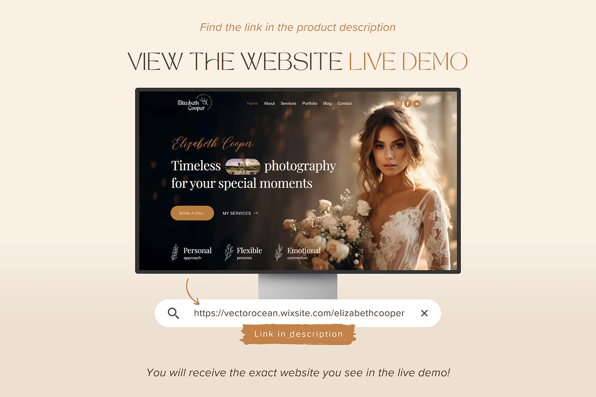 Photography Wix Website Template, a Wix Template by vectorocean (Photo 2 of 11)