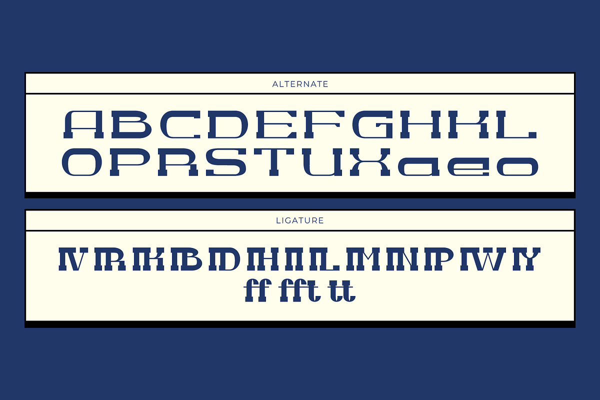 Brivone - Display Retro Font, a Font by Rishsketch (Photo 12 of 15)