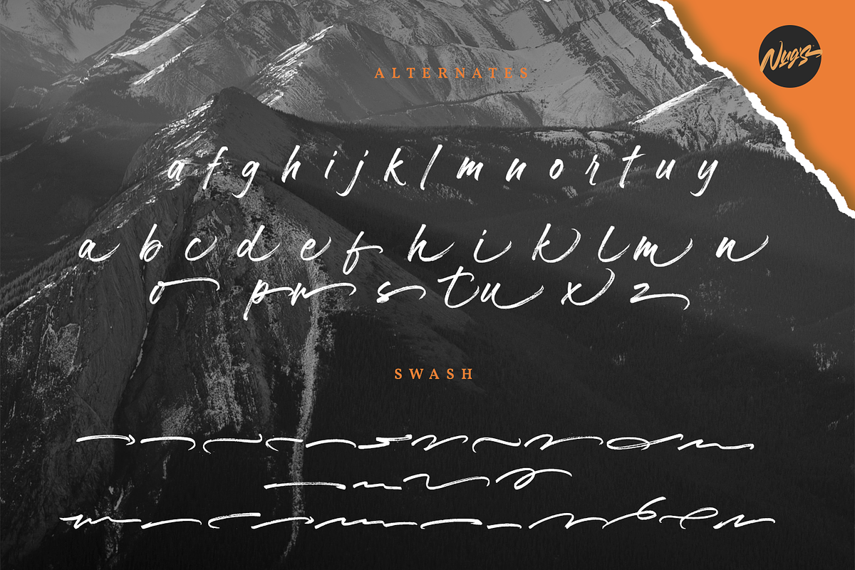 Beyond Sacrifice, a Script Font by NUGS (Photo 7 of 7)