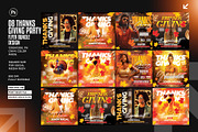 Thanksgiving Flyer Bundle – 8 PSD, a Flyer Template by Shajib Shikder (Thumbnail 1 of 9)