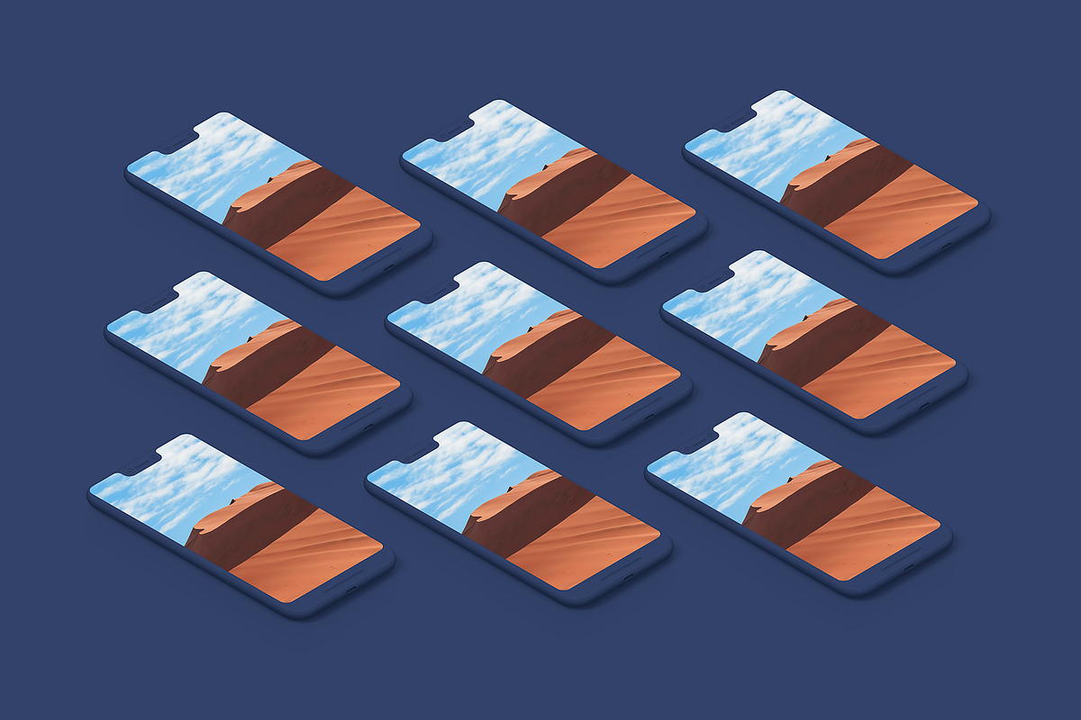 Pixel 3XL - 21 Clay Mockups - PSD, an iPhone Mockup by Asylab (Photo 60 of 73)