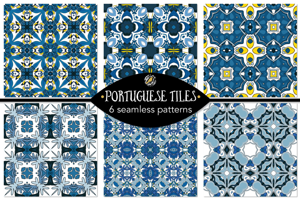 Set 114 - 6 Seamless Patterns, a Pattern Graphic by Little Bird (Photo 1 of 6)