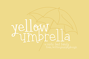 Yellow Umbrella Font Family, a Serif Font by Brittney Murphy Design (Thumbnail 1 of 2)