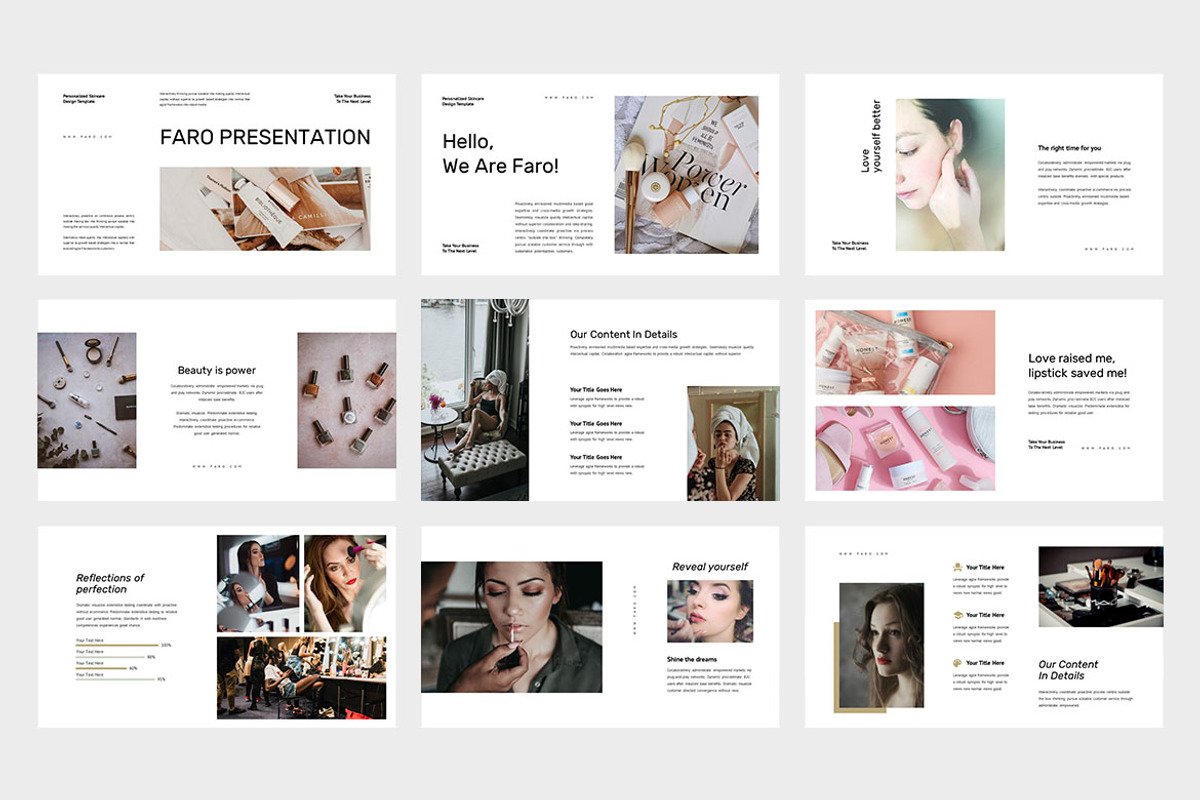 Faro : Beauty Clinic Google Slides, a Presentation Template by Punkl Camp (Photo 2 of 9)