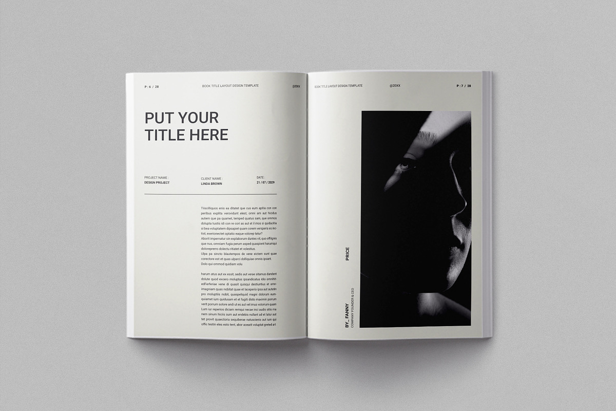 Book Template: InDesign & Canva, a Magazine Template by Work-Envance (Photo 4 of 13)