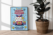 Retro Valentine Cupcake Flyer, a Flyer Template by Tiptop Graphic (Thumbnail 2 of 5)