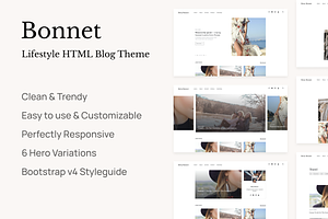 Bonnet - Lifestyle HTML Blog Theme