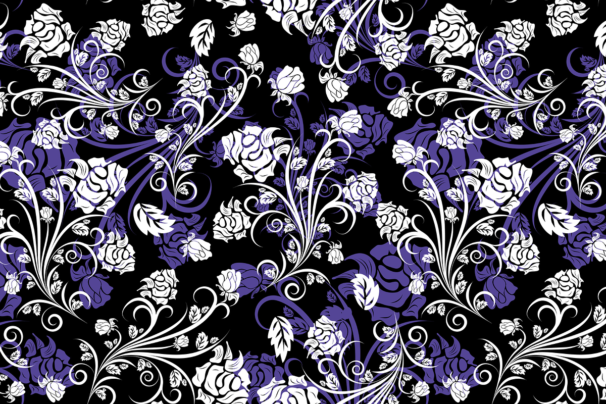 Seamless Luxurious Floral Patterns, a Pattern Graphic by ThePhoton (Photo 9 of 19)
