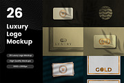 26 Luxury Logo Mockup with Shadow, a Mockup by aalfndi (Thumbnail 1 of 30)