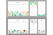 Weekly Planners. EPS & JPEG, a Stationery Template by Lera Efremova (Thumbnail 7 of 10)