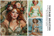 Vintage Beauties, a Person Illustration by Digital Art Creations (Thumbnail 4 of 6)