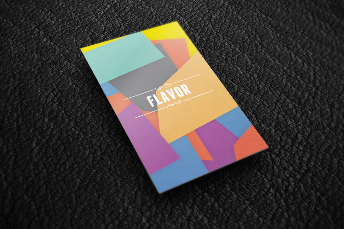 Flavor Business Card, a Business Card Template by Rafael Oliveira (Photo 4 of 4)