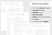 ATS Resume Template | Minimalist CV, a Resume Template by MondaySpark (Thumbnail 6 of 8)