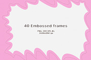 Christmas Embossed Frames & Line art, a Texture Graphic by divanovskaya_nv (Thumbnail 3 of 16)