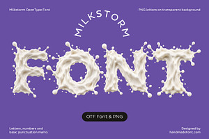 Milkstorm Font