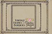 Vintage Frames & Borders Plus PS abr, a Decorative Illustration by Clikchic Designs (Thumbnail 4 of 5)